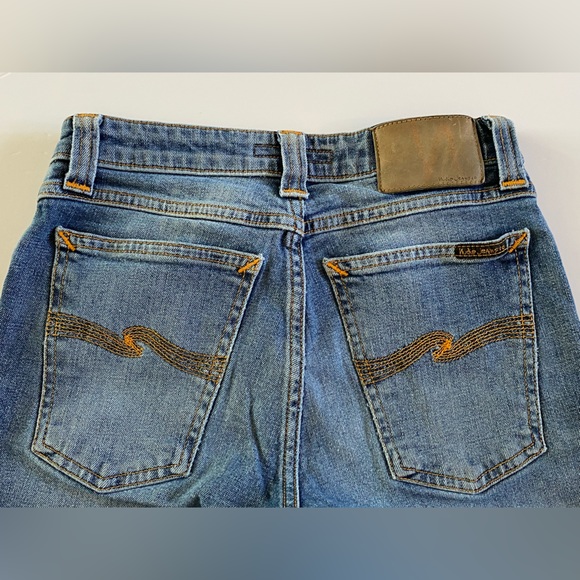 NUDIE JEANS Premium Organic Cotton Made in Italy Women's Skinny Jeans Size 26 - Picture 6 of 14